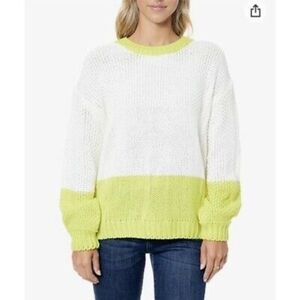 NWT Elodie colorblock knit sweater size M